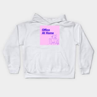 Office At Home Kids Hoodie